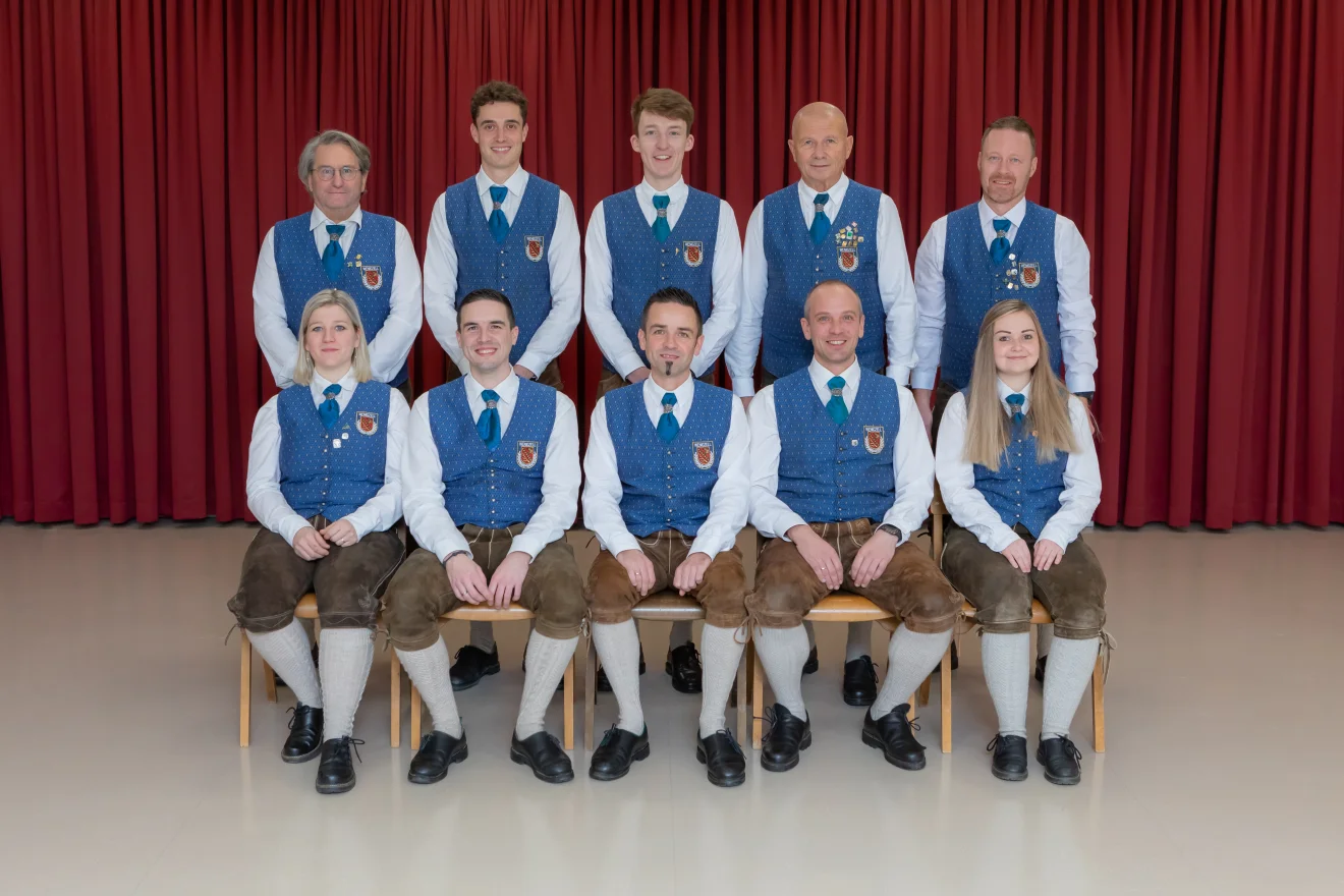 Der Vorstand des Musikverein Wenigzell